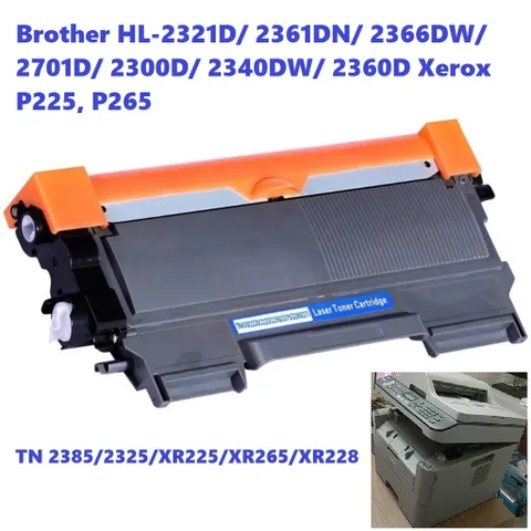 Hộp Mực In Laser TN 2385 Cho Máy In Brother HL-2320D/2361DN/ Xerox P225/P265 - Chất Lượng Cao, Bản In Sắc Nét