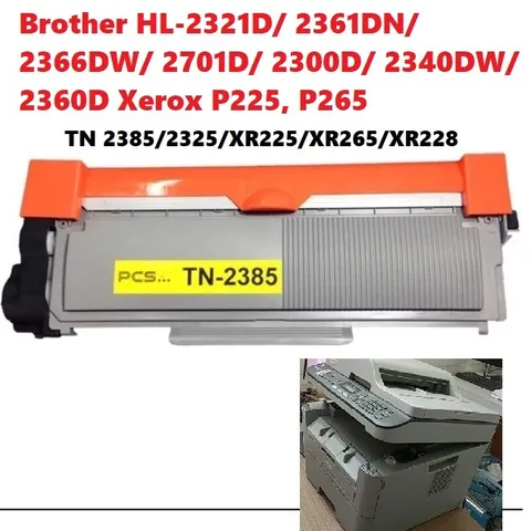 Hộp Mực In Laser TN 2385 Cho Máy In Brother HL-2320D/2361DN/ Xerox P225/P265 - Chất Lượng Cao, Bản In Sắc Nét