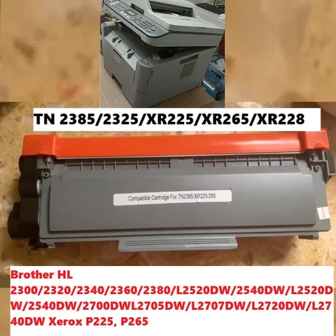 Hộp Mực In Laser TN 2385 Cho Máy In Brother HL-2320D/2361DN/ Xerox P225/P265 - Chất Lượng Cao, Bản In Sắc Nét