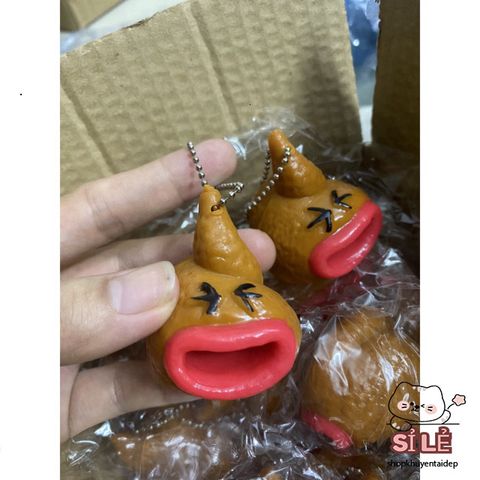 Móc Khóa Cục Phân Hài Hước Mr. Shit Banana - Phụ Kiện Thời Trang Độc Đáo, Giải Trí Và Troll Bạn Bè