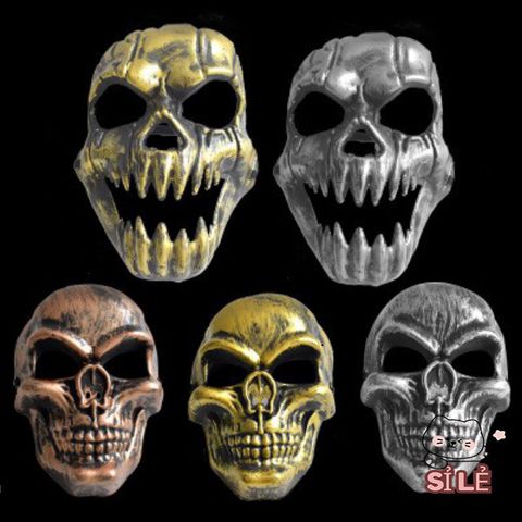 Mặt Nạ Halloween Đầu Lâu Xương Sọ Cho Nam - Phụ Kiện Hóa Trang Độc Đáo, Phong Cách Đặc Biệt, Quà Tặng Dành Cho Fan Hâm Mộ