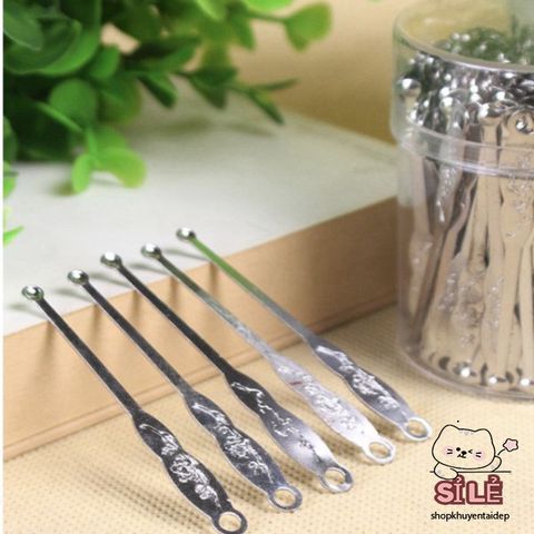 Cây Lấy Ráy Tai Thép Không Gỉ Tiện Dụng - Dụng Cụ Vệ Sinh Tai Gọn Nhẹ, Dễ Dàng Mang Theo Hàng Ngày