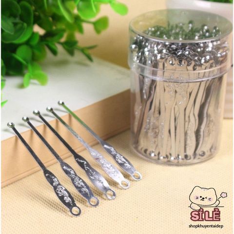Cây Lấy Ráy Tai Thép Không Gỉ Tiện Dụng - Dụng Cụ Vệ Sinh Tai Gọn Nhẹ, Dễ Dàng Mang Theo Hàng Ngày