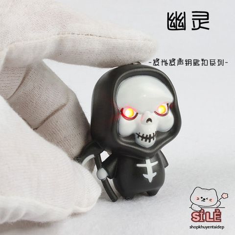 Móc Khóa Thần Chết Phát Sáng Đèn LED Kèm Nhạc - Phụ Kiện Thú Vị Xả Stress và Quà Tặng Độc Đáo Cho Fan Hâm Mộ