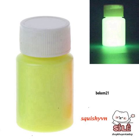 Bột Dạ Quang Phát Sáng 20g - Chất Liệu An Toàn Cho Nghệ Thuật Thủ Công & DIY, Phát Sáng Trong Bóng Tối, 8 Màu Sắc Tùy Chọn