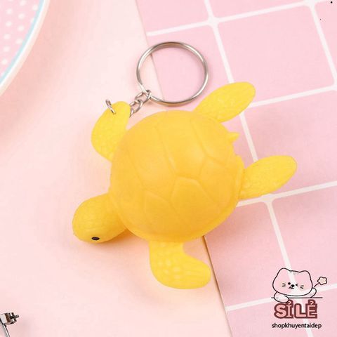Móc Khóa Rùa Ngộ Nghĩnh GUDETAMA SQUISHY - Móc Khóa Đáng Yêu Có Trứng Gà, Phụ Kiện Thời Trang Độc Đáo