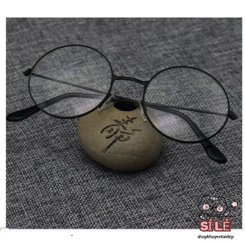 Kính Nobita Tròn Cute Đa Sắc Màu - Kính Mát Giả Cận Thời Trang Dành Cho Nam Nữ, Bảo Vệ Mắt Khi Ra Ngoài