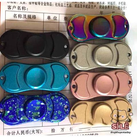 Fidget Spinner Kim Loại G21-40 Gradient - Cán Bằng, Giải Tỏa Stress, Hàng Chất Lượng, Độc Đáo, Vòng Bi êm ái, Kích Thước 6cm x 6cm
