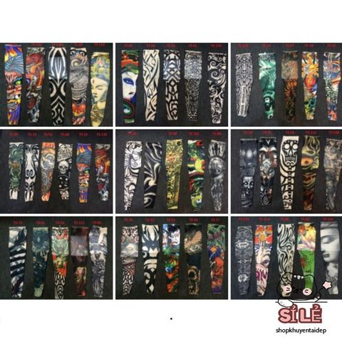 Găng Tay Giả Xăm Phong Cách Phượt - Găng Tay Chống Nắng Với Họa Tiết Thời Trang Dành Cho Nam Nữ - Phụ Kiện Độc Đáo Thời Thượng