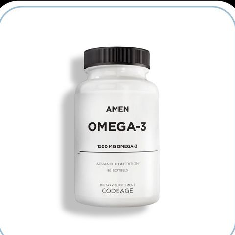Viên Uống Dầu Cá Codeage Amen Omega-3 1500mg - Hỗ Trợ Tim Mạch & Cải Thiện Chức Năng Não Bộ - Sản Phẩm Nhập Khẩu USA