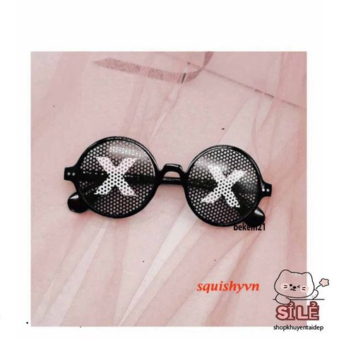 Kính Mắt Thug Life Cá Tính Dân Chơi Đen - Kính Mát Phong Cách Cool Ngầu Thời Trang Nữ, Bảo Vệ Mắt Chống Tia UV