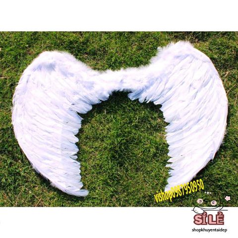 Cánh Thiên Thần Trắng - Phụ Kiện Hóa Trang Cho Bé, Đạo Cụ Chụp Ảnh Dễ Thương, Cotton Mềm Mại, Có Thiết Kế Đẹp Chi Tiết