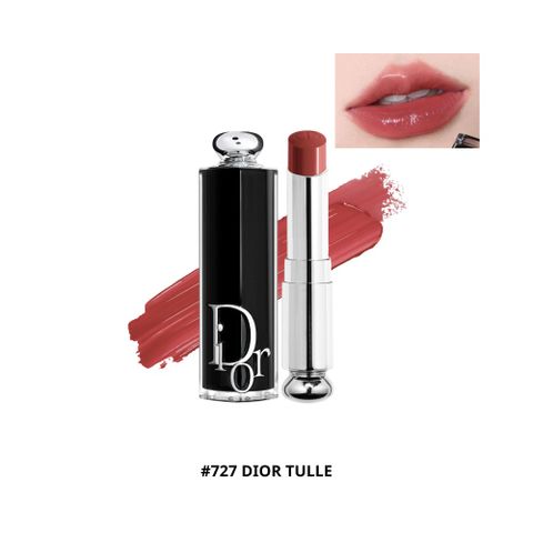 Son Dưỡng Dior Addict Hydrating Shine Lipstick 727 Tulle - Màu Hồng Đất Chính Hãng, Dưỡng Ẩm và Tỏa Sáng cho Môi Quyến Rũ