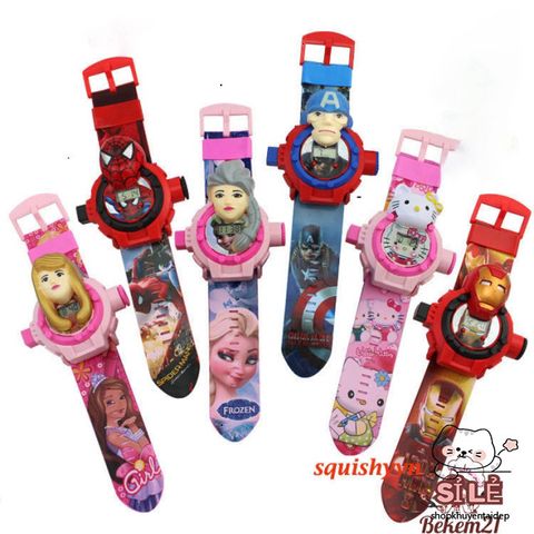 Đồng Hồ Đèn LED Ngộ Ngĩnh Sanrio Kuromi & Melody Cho Trẻ Em - Quà Tặng Dễ Thương 2024