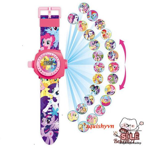 Đồng Hồ Đèn LED Ngộ Ngĩnh Sanrio Kuromi & Melody Cho Trẻ Em - Quà Tặng Dễ Thương 2024