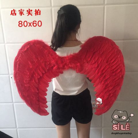 Đôi Cánh Thiên Thần Lông Vũ Rực Rỡ Dành Cho Cosplay Halloween - Trang Phục Hóa Trang Đặc Biệt Cho Trẻ Em và Người Lớn
