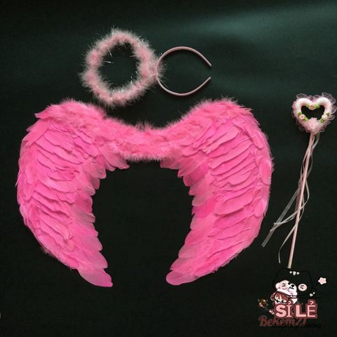 Đôi Cánh Thiên Thần Lông Vũ Rực Rỡ Dành Cho Cosplay Halloween - Trang Phục Hóa Trang Đặc Biệt Cho Trẻ Em và Người Lớn