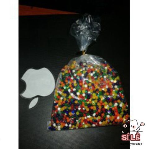 Hạt Nở Nhựa Trong Suốt Màu Hồng Trắng - Nguyên Liệu Tạo Slime & Trồng Cây Đồ Chơi Thủy Tinh Độc Đáo, An Toàn, Không Độc Hại