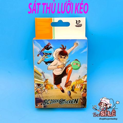 Bộ Bài Poker Hoạt Hình Scissor Seven Dễ Thương - 54 Lá Thẻ Bài Đáng Yêu Cho Fan Anime, Quà Tặng Cho Học Sinh