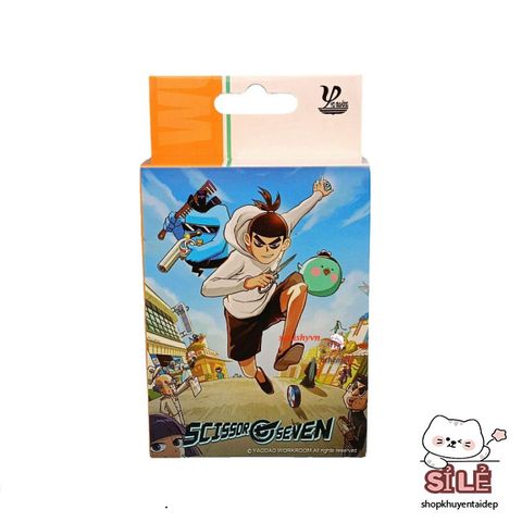 Bộ Bài Poker Hoạt Hình Scissor Seven Dễ Thương - 54 Lá Thẻ Bài Đáng Yêu Cho Fan Anime, Quà Tặng Cho Học Sinh