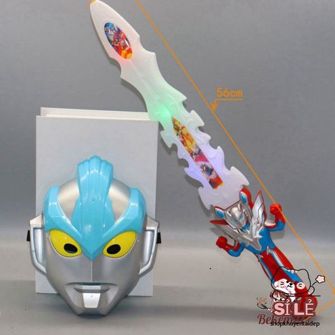 Bộ Trang Phục Siêu Nhân ULTRAMAN Cho Bé Trai - Thời Trang Hóa Trang Halloween với Đèn LED và Âm Thanh Cosplay