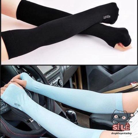 Găng Tay Chống Nắng Let's Slim - Chống Tia UV Không Thấm Nước, Thoải Mái Cho Nam Nữ Khi Thể Thao Ngoài Trời