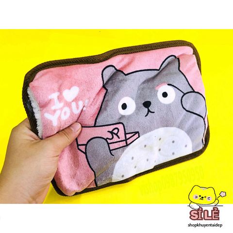 Túi sưởi hình Doremon dễ thương - Túi chườm nóng lạnh mini tiện lợi cho mùa đông ấm áp thú vị