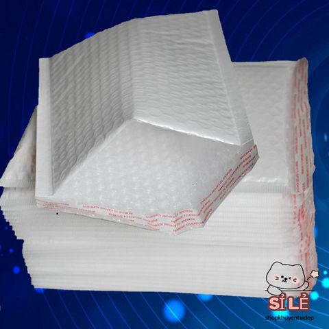 Combo 50 Túi Nylon Dán Mép Gói Hàng Chống Shock - Bảo Vệ An Toàn Với Lót Xốp Nổ, Gói Hàng Nhanh Chóng, Tiết Kiệm Thời Gian