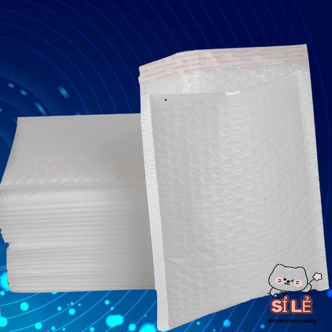 Combo 50 Túi Nylon Dán Mép Gói Hàng Chống Shock - Bảo Vệ An Toàn Với Lót Xốp Nổ, Gói Hàng Nhanh Chóng, Tiết Kiệm Thời Gian