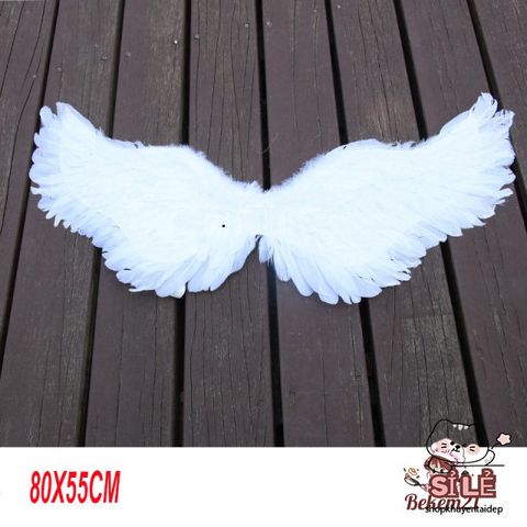 Cánh Thiên Thần Lông Vũ 3D - Phụ Kiện Trang Phục Halloween Cho Trẻ Em & Người Lớn - Đồ Hóa Trang Thú Vị, Quà Tặng Độc Đáo
