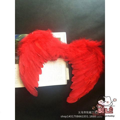 Cánh Thiên Thần Lông Vũ 3D - Phụ Kiện Trang Phục Halloween Cho Trẻ Em & Người Lớn - Đồ Hóa Trang Thú Vị, Quà Tặng Độc Đáo