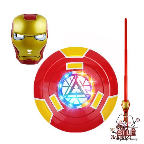 Bộ Trang Phục Siêu Anh Hùng Cho Bé - Ironman, Người Nhện, Hulk, Captain America, Mặt Nạ Phát Sáng, Gậy Ánh Sáng - Thời Trang Cosplay Trẻ Em