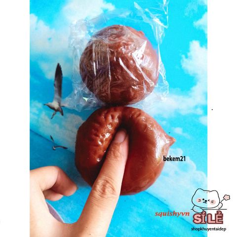 Móc Khóa Hình Cục Shit Ngựa - Đồ Chơi Bóp Squishy Dễ Thương, Giải Tỏa Căng Thẳng, Phù Hợp Với Fan Gudetama
