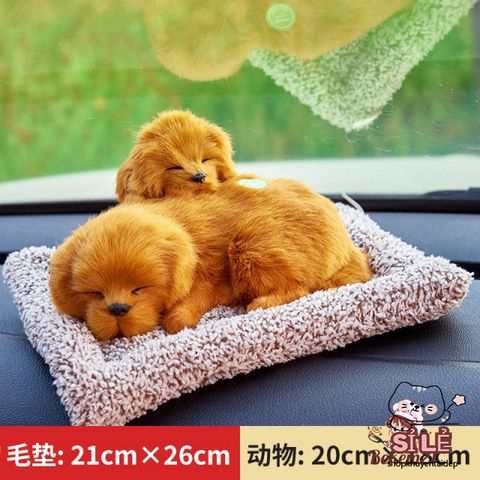 Gấu Cún Xám Trắng - Thú Cưng Lông Mượt Khử Mùi Ô Tô, Giống Thật 99% Siêu Đẹp - Chó Mèo Âm Thanh Phát Triển Kích Thích Trẻ Em