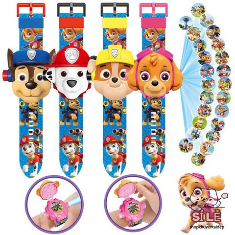 Đồng Hồ Điện Tử 3D Cho Trẻ Em - 50 Mẫu Hình Hoạt Hình Dễ Thương Elsa, Người Nhện, Công Chúa - Đồ Chơi Thông Minh Cao Cấp