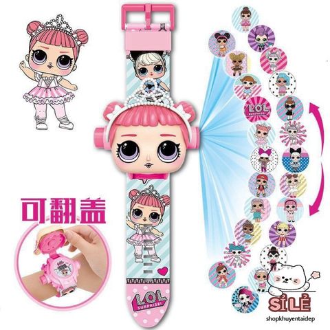Đồng Hồ Điện Tử 3D Cho Trẻ Em - 50 Mẫu Hình Hoạt Hình Dễ Thương Elsa, Người Nhện, Công Chúa - Đồ Chơi Thông Minh Cao Cấp