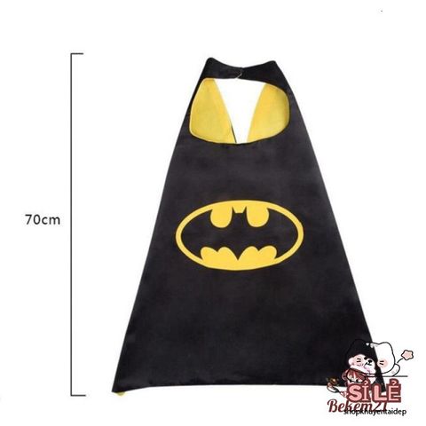 Bộ Siêu Anh Hùng Người Dơi Hóa Trang Cho Bé - Áo Choàng Cosplay Trẻ Em - Đồ Chơi Halloween Siêu Nhân Chất Liệu Satin Mịn Mượt