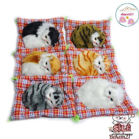 Thú Bông Hút Mùi Than Hoạt Tính Chó Mèo - Decor Xe Hơi, Phòng Ốc, Quà Tặng Đáng Yêu Cho Trẻ Em