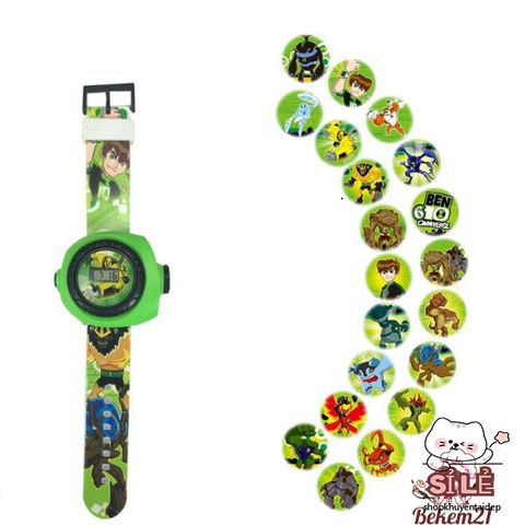 Đồng Hồ Chiếu Hình 3D Ngựa Pony - Đồng Hồ Điện Tử Vui Nhộn Cho Trẻ Em, Hình Nhân Vật Elsa, Người Nhện, Siêu Nhân