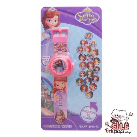 Đồng Hồ Chiếu Hình 3D Ngựa Pony - Đồng Hồ Điện Tử Vui Nhộn Cho Trẻ Em, Hình Nhân Vật Elsa, Người Nhện, Siêu Nhân