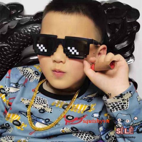 Mắt Kính Thug Life 6 Chấm - Kính Mắt Minecraft Siêu Ngầu Thời Trang Độc Đáo Cho Gamer - Phụ Kiện Đậm Cá Tính