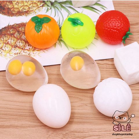 Đồ Chơi Bóp Nát Gudetama Squishy Trứng Lười Mochi - Giải Tỏa Căng Thẳng Slime Đáng Yêu cho Trẻ Em và Người Lớn