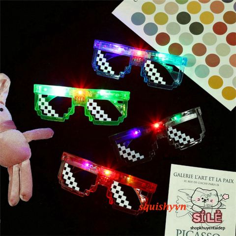 Kính Mắt LED Phát Sáng Nhiều Màu - Phụ Kiện Tiệc Tùng, Sinh Nhật, Dã Ngoại Thời Trang, Độc Đáo Cho Giới Trẻ