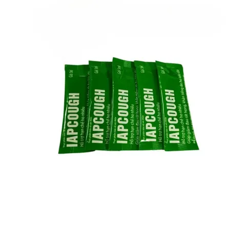 IAPCOUGH Hỗ Trợ Giảm Ho, Hắt Hơi, Sổ Mũi Do Cảm Lạnh - Dạng Gói Uống 30 Gói x 5ml, Sản Phẩm Chức Năng An Toàn và Hiệu Quả