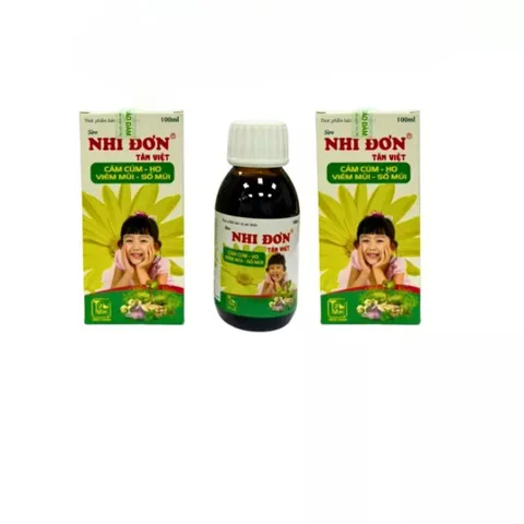 Siro NHI ĐƠN Tâm Việt - Hỗ Trợ Giảm Hắt Hơi, Sổ Mũi, Ngạt Mũi Do Cảm Cúm 100ml - Sản Phẩm Dinh Dưỡng An Toàn Cho Trẻ Em và Người Lớn
