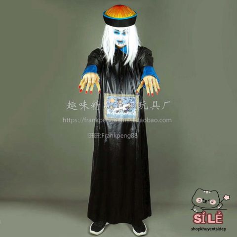 Trang Phục Cương Thi Halloween Dành Cho Người Lớn - Bộ Hóa Trang Kinh Dị Đầy Ma Quái cho Ngày Hội Hóa Trang