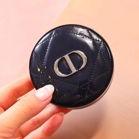 Vỏ Hộp Phấn Nước Dior Forever Glow Cushion Case Màu Xanh Than - Phụ Kiện Trang Điểm Sang Trọng Chính Hãng Dior