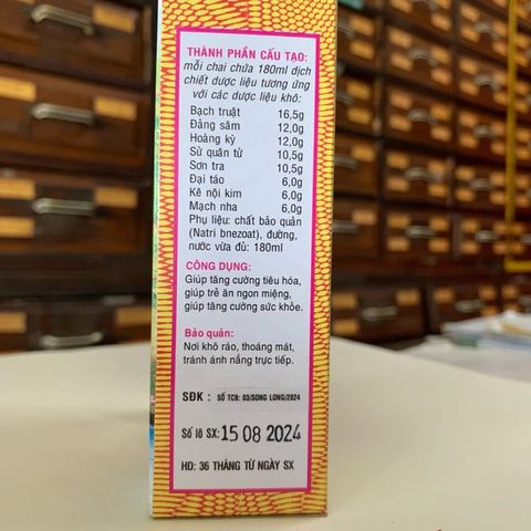 Song Nhi Tố - Long Nhi Tố 180ml - Thực Phẩm Chức Năng Hỗ Trợ Sức Khỏe Trẻ Nhỏ, Tăng Cường Tiêu Hóa, Ngon Miệng, Phát Triển Toàn Diện