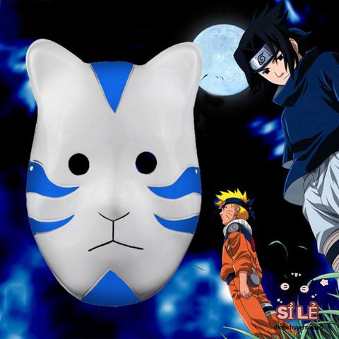 Mặt Nạ Hóa Trang Anbu Ninja Kakashi Đen/Xanh/Đỏ - Phụ Kiện Cosplay Naruto Độc Đáo, Đạo Cụ Tiệc Hóa Trang