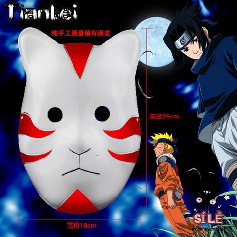 Mặt Nạ Hóa Trang Anbu Ninja Kakashi Đen/Xanh/Đỏ - Phụ Kiện Cosplay Naruto Độc Đáo, Đạo Cụ Tiệc Hóa Trang